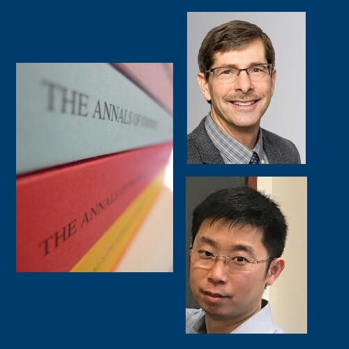 Professors Richard. A. Davis and Jingchen Liu complete the IMS Annals Quadfecta