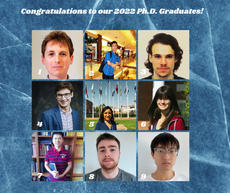 Department of Statistics - Congratulations to our 2022 Ph.D. Graduates!